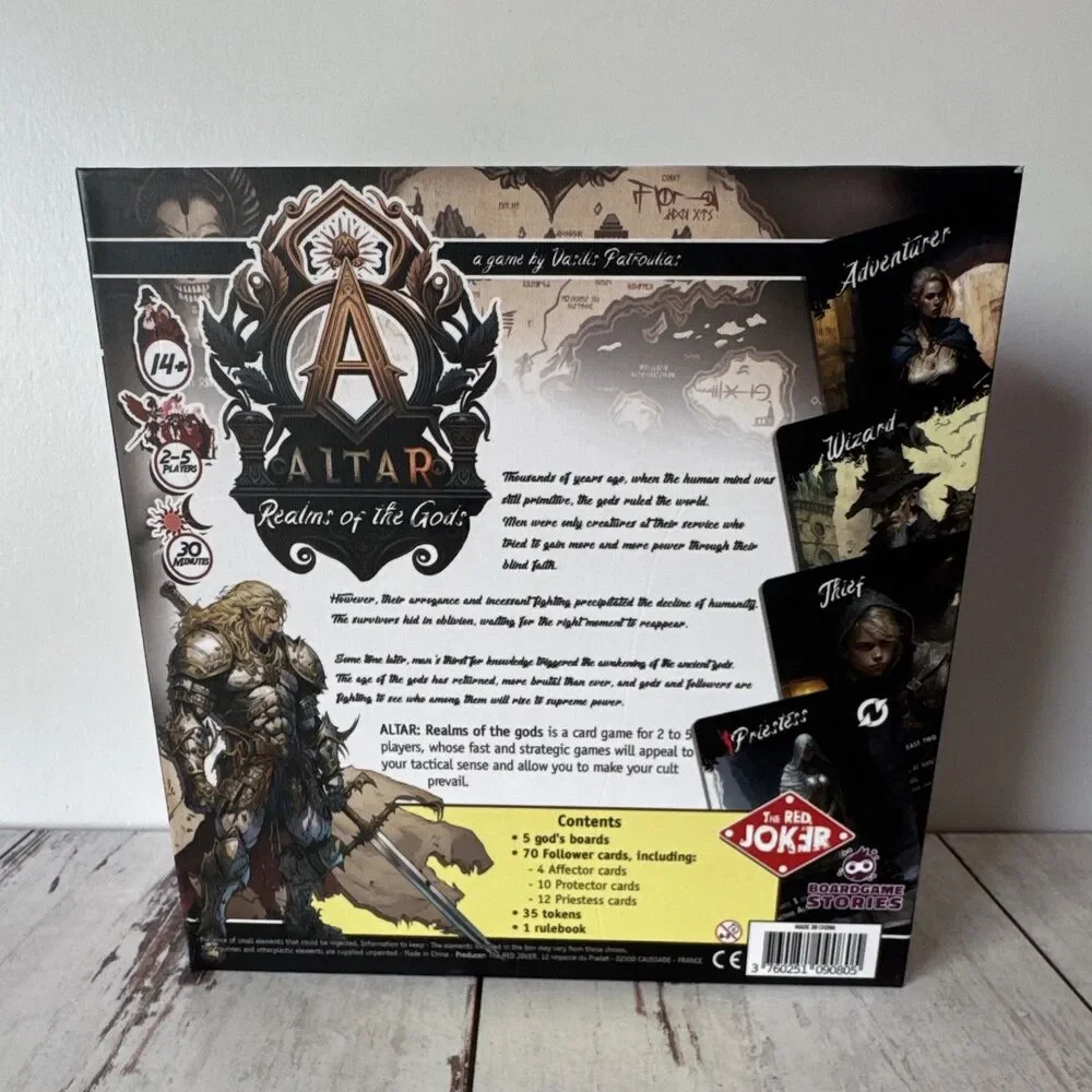 RARE The Red Joker Altar: Realms of the Gods Card Game 2-5p 2020 +5 expansions